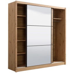 Sliding Doors with Mirror NAVARA 215cm - Closet with Running Doors
