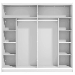 Roupeiro SIERRA 240cm - branco Roupeiro SIERRA 240cm - branco