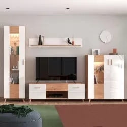 Pack sala de estar BRETAGNA - TV furniture and shelves