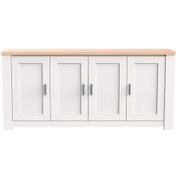 Aparador FLORENÇA - branco e carvalho Aparador FLORENÇA - branco e carvalho