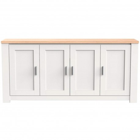 Aparador FLORENÇA - branco e carvalho Aparador FLORENÇA - branco e carvalho