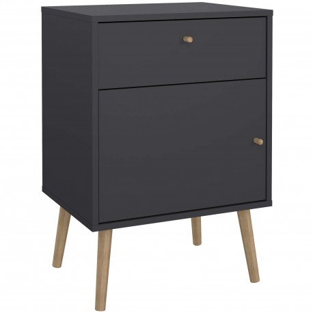 Mesa de cabeceira BODO - cinzento