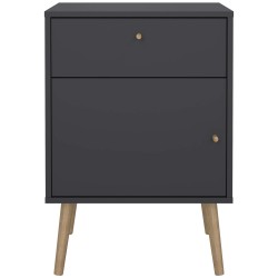 Mesa de cabeceira BODO - cinzento