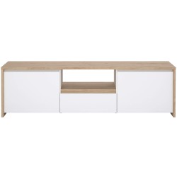 Móvel TV NEXT - carvalho e branco