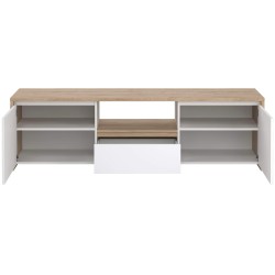 Móvel TV NEXT - carvalho e branco