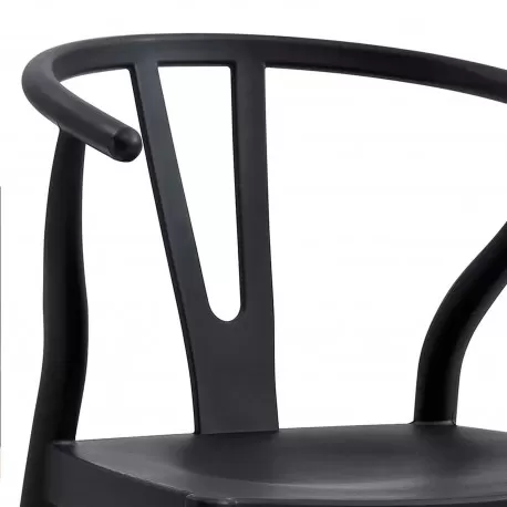 Pack 4 cadeiras WISH (preto) - Packs de Cadeiras