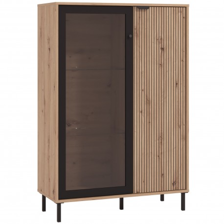 Elemento bar MAYENNE - carvalho artesanato e preto Elemento bar MAYENNE - carvalho artesanato e preto