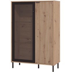 Elemento bar MAYENNE - carvalho artesanato e preto Elemento bar MAYENNE - carvalho artesanato e preto