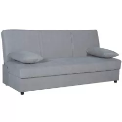 Sofá cama CLIFF com baú - cinzento