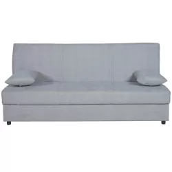 Sofá cama CLIFF com baú - cinzento