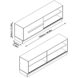 Móvel TV CARREY - TV furniture and shelves