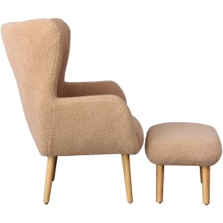 Cadeirão com Repousa-Pés TEDDY - Armchairs