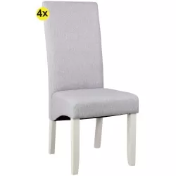 Pack 4 cadeiras DALAS (cinzento claro) - Packs de Cadeiras