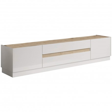 Móvel TV FANTASY - branco e carvalho Móvel TV FANTASY - branco e carvalho