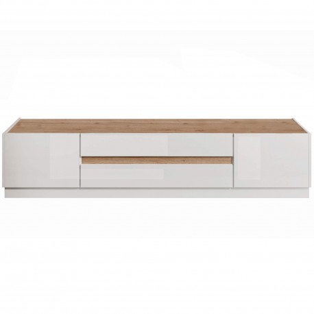 Móvel TV FANTASY - branco e carvalho Móvel TV FANTASY - branco e carvalho