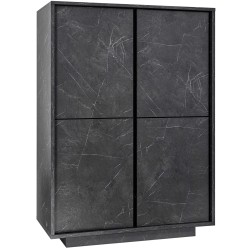 Elemento bar CARRARA - preto mármore