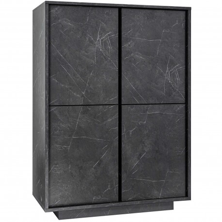 Elemento bar CARRARA - preto mármore