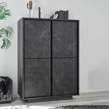 Elemento bar CARRARA - preto mármore