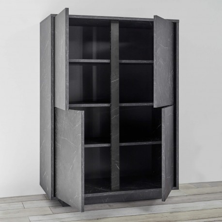 Elemento bar CARRARA - preto mármore