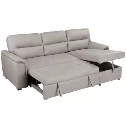 Sofa Chaise Lounge Reversivel ALMIRA c/cama e Bau - Home