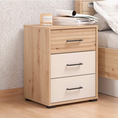 Mesa de cabeceira MODENA 3 gavetas - Bedside Tables