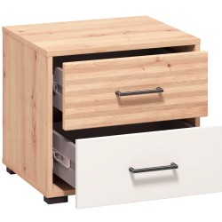 Pack 2 mesas de cabeceira MODENA 2 gavetas - Bedside Tables