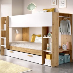 Beliche MARVEL-carvalho artesanato e branco Beliche MARVEL-carvalho artesanato e branco