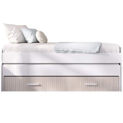 Cama compacta com gaveta PENA-carvalho Cama compacta com gaveta PENA-carvalho