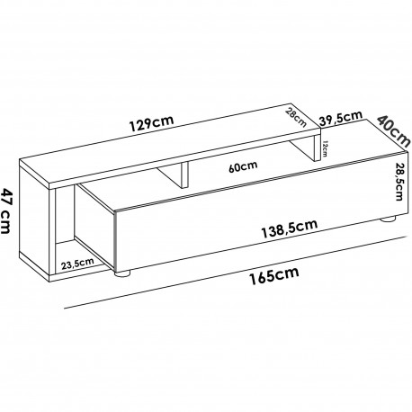 Móvel TV KRAMER - TV furniture and shelves