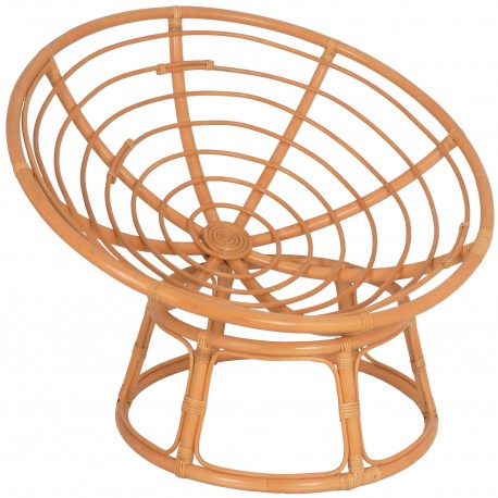 Cadeirão PAPASAN II rattan natural