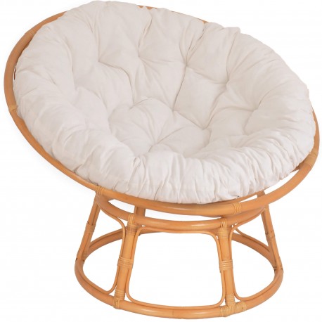 Cadeirão PAPASAN II rattan natural