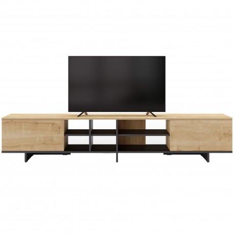 Móvel TV CEQUOIA - carvalho e antracite