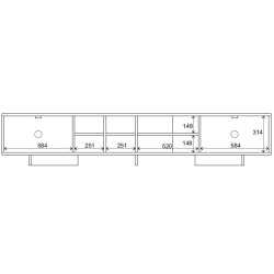 Móvel TV CEQUOIA - TV furniture and shelves