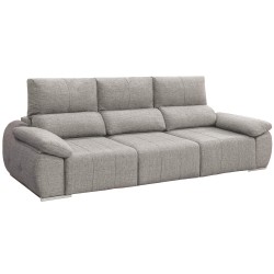 Sofá 3 lugares MUNIQUE com cama cinza claro Sofá 3 lugares MUNIQUE com cama cinza claro