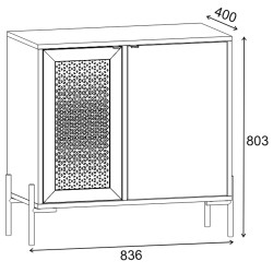 Cómoda INCA (80cm) - Storage furniture