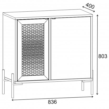 Cómoda INCA (80cm) - Storage furniture