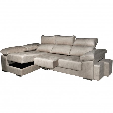 Sofa chaise lounge PRAGA com baú - Sofas with Chaise Longue