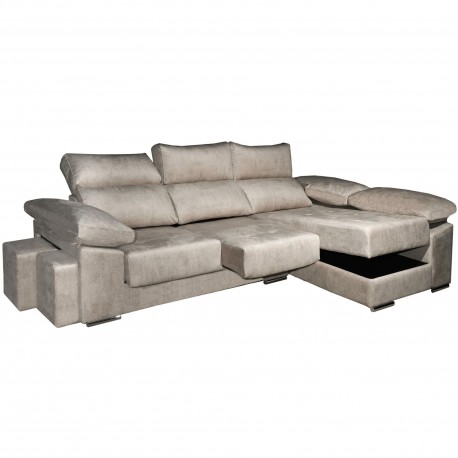 Sofa chaise lounge PRAGA com baú - Sofas with Chaise Longue