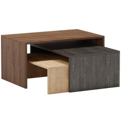 Conjunto de 3 mesas de centro TITAN - Coffee Tables