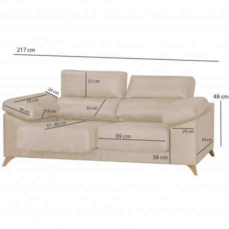 MERIDA 3 Seater Sofa - 3 Seater Sofas