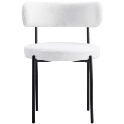 Pack 4 Cadeiras JESSICA Branco Teddy - Chair Packs Pack 4 Cadeiras JESSICA Branco Teddy - Chair Packs