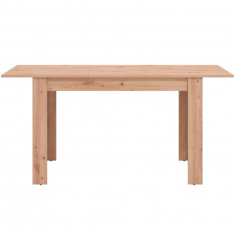 Mesa extensível HAMAR 120-140cm Carvalho Artesanato