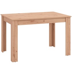 Mesa extensível HAMAR 120-140cm Carvalho Artesanato
