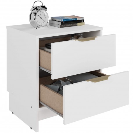 Mesa de Cabeceira com 2 Gavetas CRUISE - Bedside Tables