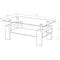 Mesa de centro TYLA - branco