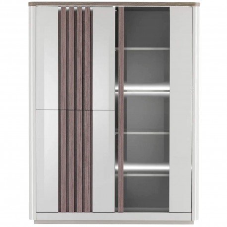 Vitrine PESARO com 3 portas e com LED - Vitrines