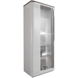 Vitrine 1 Porta com LED PESARO - Vitrines