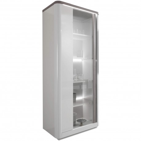 Vitrine 1 Porta com LED PESARO - Vitrines