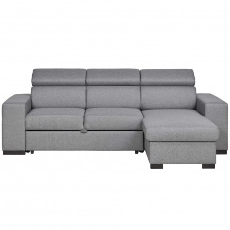 Sofá chaise longue reversivel JORDAN - cinzento Sofá chaise longue reversivel JORDAN - cinzento