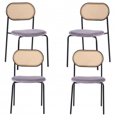 Pack 4 Cadeiras de Sala KEN - Chair Packs